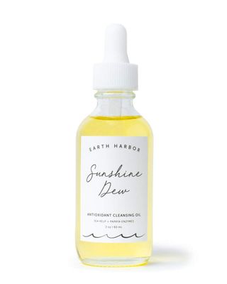 Earth Harbor | SUNSHINE DEW Cleansing Oil - Deep Cleanse &amp; Makeup Remover | Papaya Enzymes + Sea Kelp | 2 fl oz