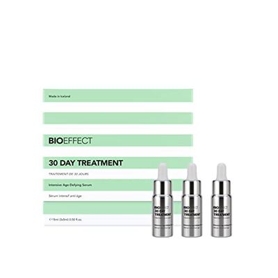 BIOEFFECT 30 Day Anti-Aging Treatment for Face and Neck With 3 Plant Based EGF Growth Factors &amp; Hyaluronic Acid, Hydrating, Wrinkle-Fighting Firming Facial Serum