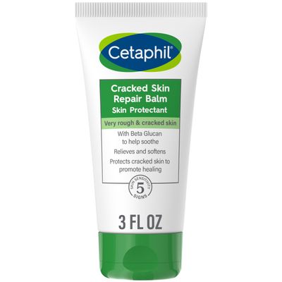 Cetaphil Cracked Skin Repair Balm, 3 oz, For Very Rough &amp; Cracked, Sensitive Skin, Protects, Soothes &amp; Restores Deeper Cracks, Hypoallergenic, Fragrance Free, (Packaging May Vary)