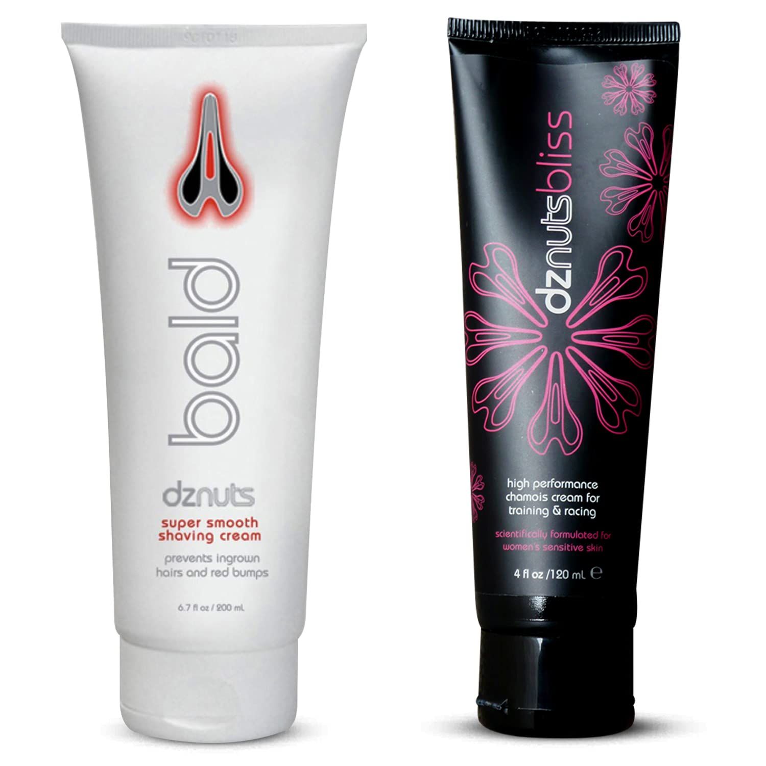 dznuts, Womens Bliss Chamois Cream with dznuts Bald Super Smooth Shaving Cream