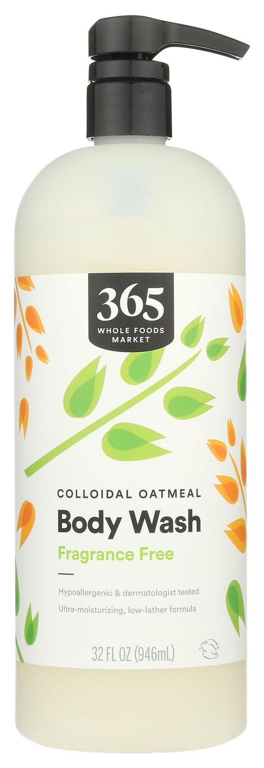365 by Whole Foods Market, Body Wash Colloidal Oatmeal Fragrance Free, 32 Fl Oz