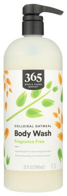 365 by Whole Foods Market, Body Wash Colloidal Oatmeal Fragrance Free, 32 Fl Oz