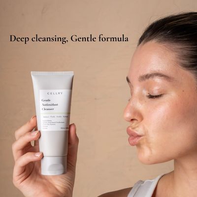 CELLVY Gentle Antioxidant Cleanser, Daily Anti-Aging Hydrating Face Wash, Nourishing, Balancing, and Deep Cleansing, Antioxidant Rich w/Green Tea Extract, pH balance