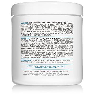 Exfoliating Acne Wipes - Maximum Strength Acne Pads for Face &amp; Back - Medical Grade 2% Mandelic Acid &amp; Salicylic Acid Pads - Acne Cleansing Pads - Toner Pads for Acne Prone Skin (100 Acne Face Wipes)