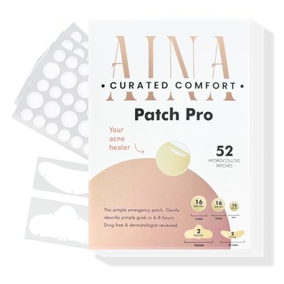 AINA Hydrocolloid Patches Pimple Patches for Face | Invisible Pimple Patches Acne Spot Dots, Clear Natural Zit Patches | Cute Pimple Patches (48 Acne Dots+2 Chin Pimple Patches &amp; 2 Nose Pimple Patch)