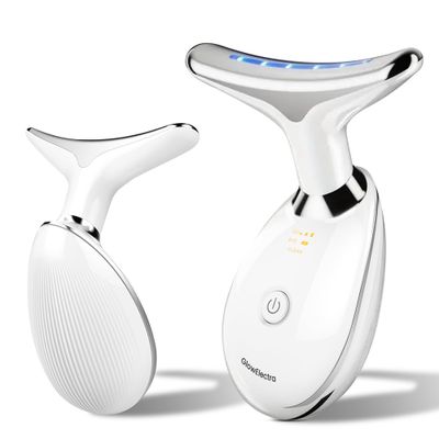 Facial Massager, 7-in-1 Skincare Tool, 3 Modes, Face Skin Care Tool for Double Chin, White