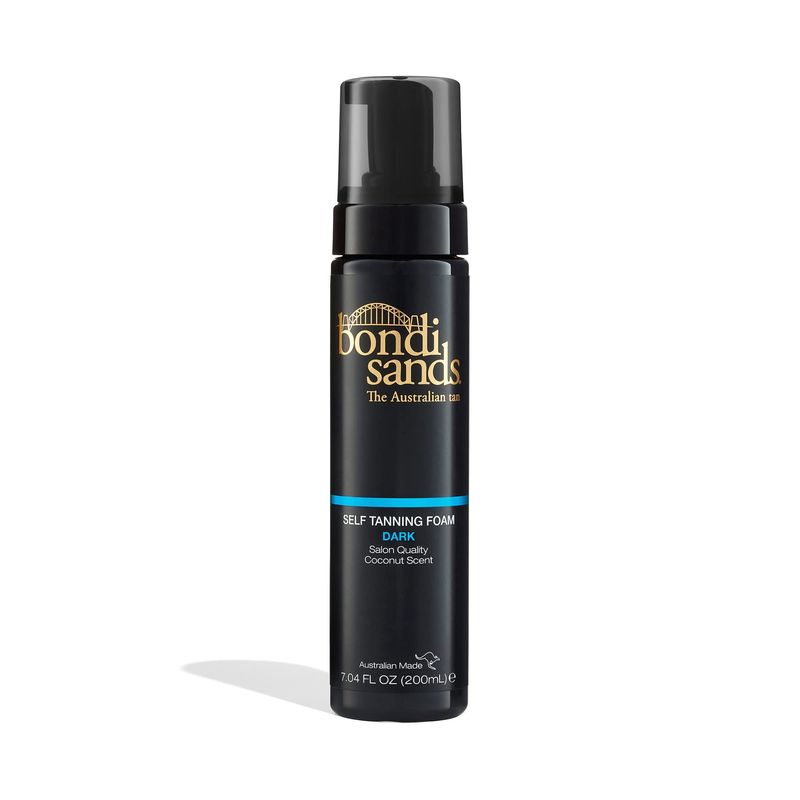 Bondi Sands Dark Self Tanning Foam | Lightweight, Self-Tanner Foam Enriched with Aloe Vera and Coconut Provides an Even, Streak-Free Tan | 6.76 oz/200 mL