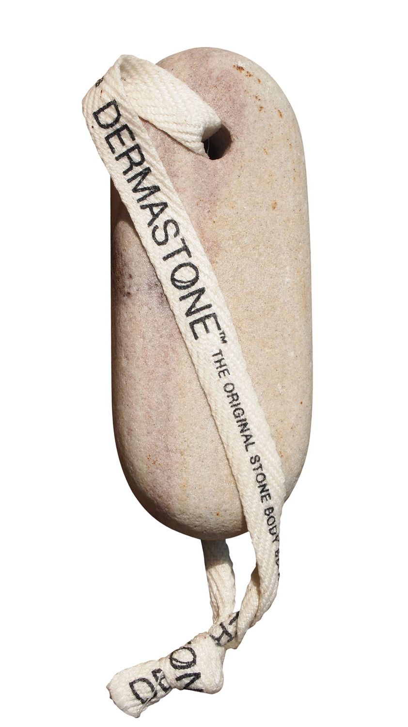 DERMASTONE - Organic Ingrown Hair Treatment For Women, Strawberry Legs Treatment, Natural Dead Skin Remover, &amp; Foot Scrub Exfoliator For Dry Skin
