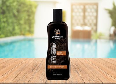 Australian Gold Rapid Tanning Intensifier Lotion, 8.5 Fl Oz | With Tea Tree Oil and Aloe Vera | Vitamin E
