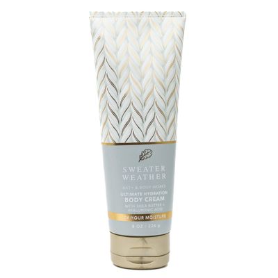 Bath &amp; Body Works Sweater Weather Ultimate Hydration Body Cream Gift Set For Women, 8 Fl Oz (Sweater Weather)