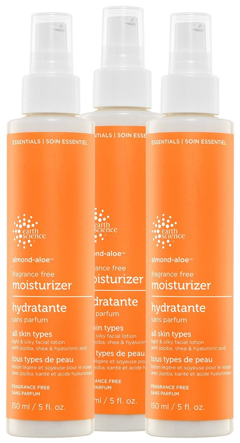 EARTH SCIENCE - Fragrance-Free Almond-Aloe Moisturizer (3 Pack, 5 fl. oz.)