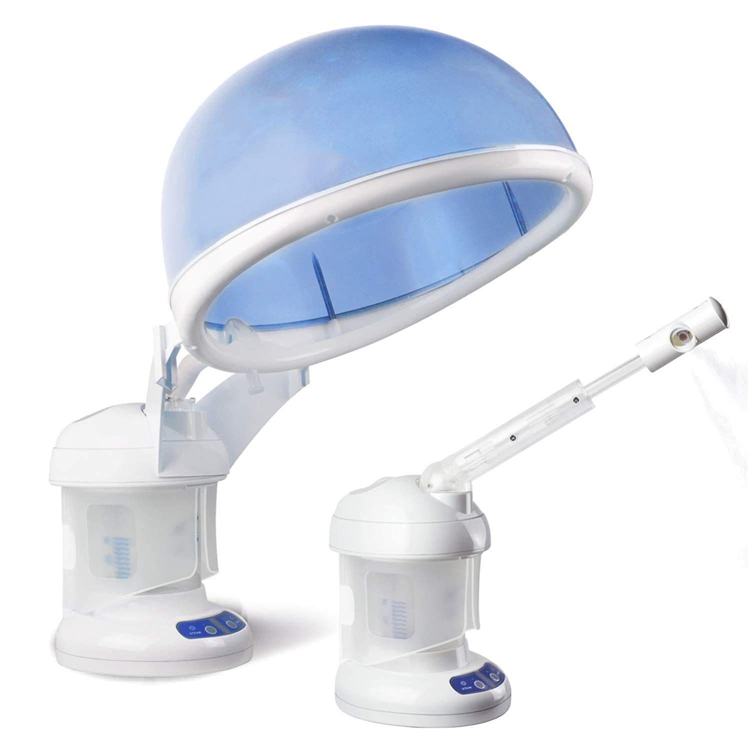 Hair Steamer Kingsteam 2 in 1 Ozone Facial Steamer, Design for Personal Care Use at Home or Salon Bar