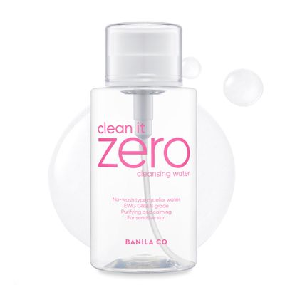 BANILA CO Clean It Zero Cleansing Water Makeup Remover, Gentle Micellar, No Rinse, for all skin types, sensitive skin