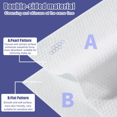 Face Clean Towels, 100 Count Ultra Thick Disposable face towels Facial Wash Cloth for Sensitive Skin, Lint- free Facial Tissue, Skincare and Makeup Remover (4 Pack)