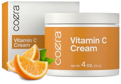 Coera Vitamin C Cream | 4oz | Brightening + Firming Formula | Free of Parabens, SLS &amp; Fragrances | Dark Spot Masker for Face, Skin &amp; Eyes | Packaging May Vary