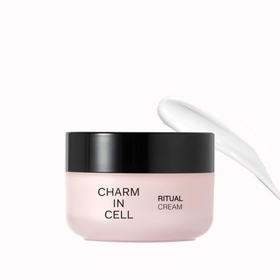 CHARMZONE Charm-in-Cell Ritual Cream - EFG Triple Peptide Face Moisture Firming with Collagen Capsule, Korean anti-aging Skincare (1.69 oz. / 50ml)