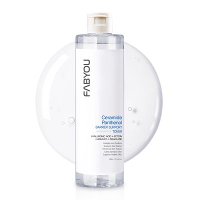 FABYOU Ceramide Panthenol Skin Barrier Support Toner 10.14 Oz / 300ml - Deep Hydration &amp; Moisture Barrier Care-Korean Skin Care