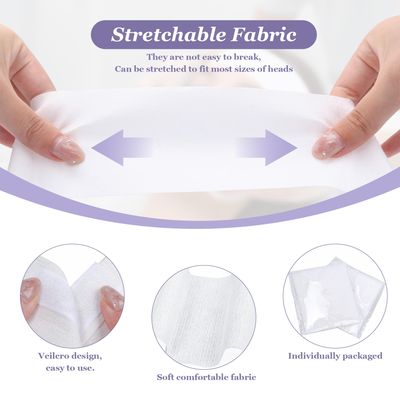 BREENHILL 200 Count Disposable Spa Facial Headbands with Convenient Closure,Stretch Facial Headwraps Soft for Facials Skincare Spa