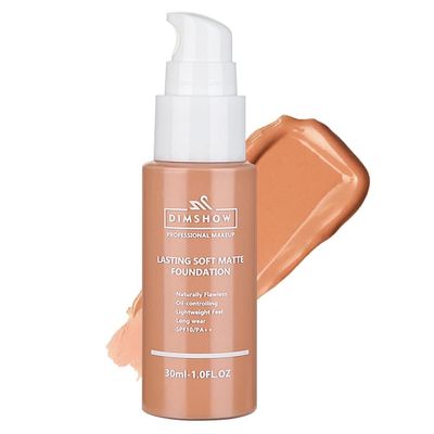 Flawless Matte Liquid Foundation Makeup, Vegan &amp; Cruelty-Free, Liquid Oil-Free Foundation Face Makeup for Combination &amp; Oily Skin, Longwear Medium-Full Coverage (11, 30ml)