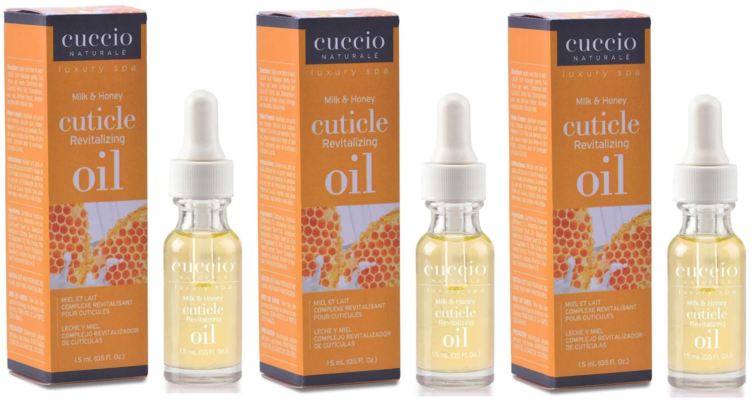 Cuccio Milk &amp; Honey Cuticle Revitalizer Complex Oil 0.5 oz (3 Pieces)