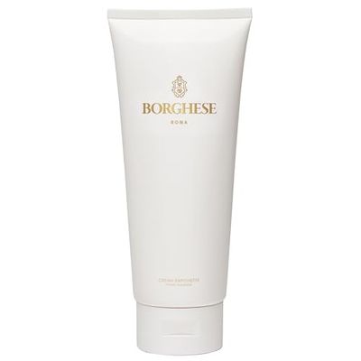 Borghese Crema Saponetta Creme Cleanser - Gentle Face Cleanser for Enlarged Pores, Tone &amp; Texture with Sea Salt &amp; Hyaluronic Acid, For All Skin Types