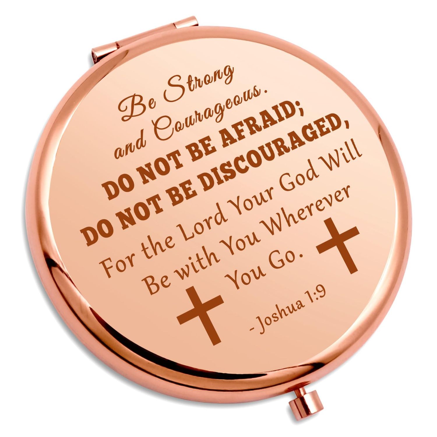 Christian Inspirational Gifts Compact Makeup Mirror Bible Verse Gifts Christian Gifts Baptism Gifts for Girl Faith Gifts Religious Gifts for Her Daughter Christian Easter Prayer Pocket Makeup Mirror