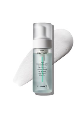 [FINDIVE Official] PDRN CICA Exosome Bubble Toner, PDRN (Sodium DNA) 1,000ppm, CICA Exosome 1,000ppm, Marin Collagen, Soothes, Regenerates Skin, 5.07fl.oz