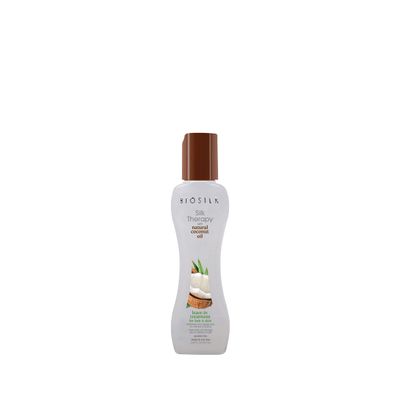 Farouk Biosilk Silk Therapy Organic Coconut Oil Leave-in Treatment For Hair &amp; Skin, 0.14 Ounce