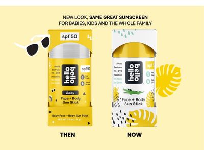 Hello Bello SPF 50 Face + Body Sunscreen Stick, 1oz