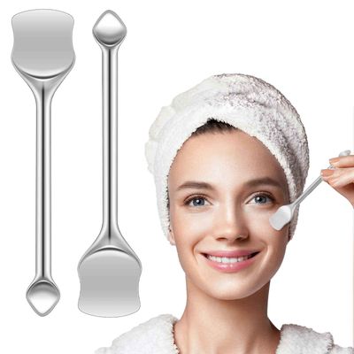 2 Pieces Pore Prep Tool Blackhead Remover Comedones Extractor Metal Pimple Extractor Facial Skin Care Tools Pore Extractor Makeup Nose Face Tools for Women Men Whitehead Popping Zit Removing