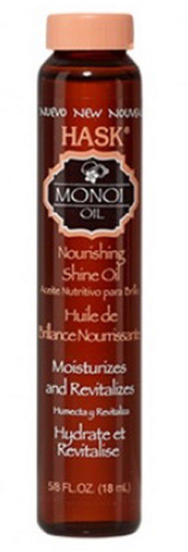 Hask Monoi Nourishing Shine Oil, .63 oz (Pack of 3)