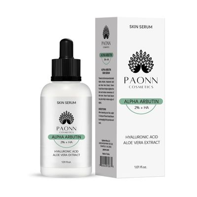 Alpha Arbutin 2% Serum + HA (1.01 fl. oz.), Dark Spot Corrector, Prevent Skin Discoloration, Skin Toning Deep Moisturizing