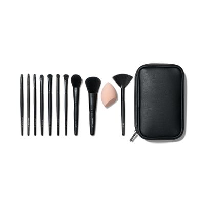 e.l.f. Full Face &amp; Eye Makeup Brush Set, 11 Makeup Brushes For Foundation To Bronzer, Eyeshadow &amp; More, Vegan &amp; Cruelty-Free