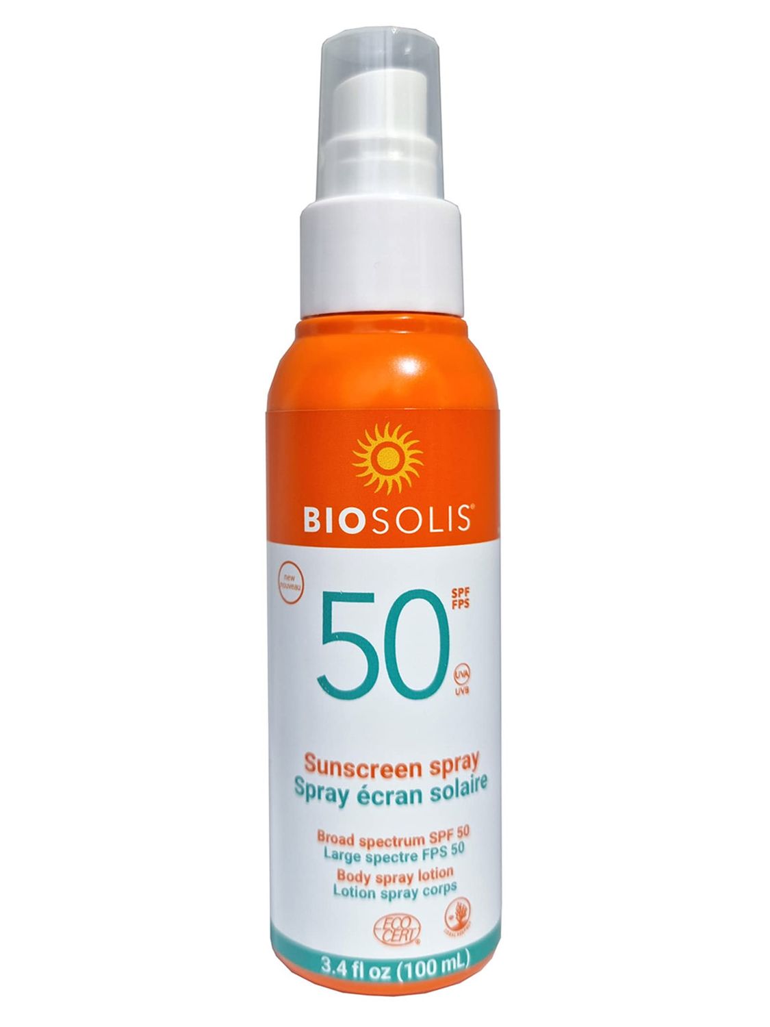 Biosolis Sun Spray SPF 50 - Sunscreen Spray Conditions the Face and Body - Mineral-Based Filters - Protects Against Harmful Rays - Ideal for Tanned Skin - No White Marks - Non-Greasy - Vegan - 3.4 oz