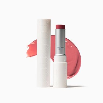 Beekman 1802 Goat Milk Tinted Lip Cream SPF 15, Rosy Posy - Fragrance Free - 0.12 oz - With Elderberry &amp; Niacinamide to Protect &amp; Deeply Hydrate - Good for Sensitive Skin - Cruelty Free