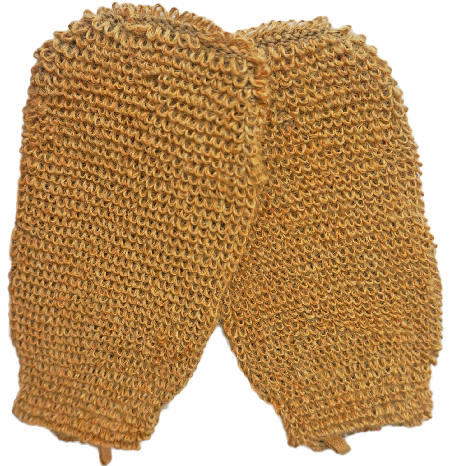 2 Pieces(5.19.0 inches) Natural Vegetable Fiber Exfoliating Sisal Bath Spa Shower Scrubber Loofah Rub Glove Mitt Mitten - Great for Your Skin Care in The Bath - Anti