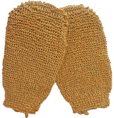 2 Pieces(5.19.0 inches) Natural Vegetable Fiber Exfoliating Sisal Bath Spa Shower Scrubber Loofah Rub Glove Mitt Mitten - Great for Your Skin Care in The Bath - Anti