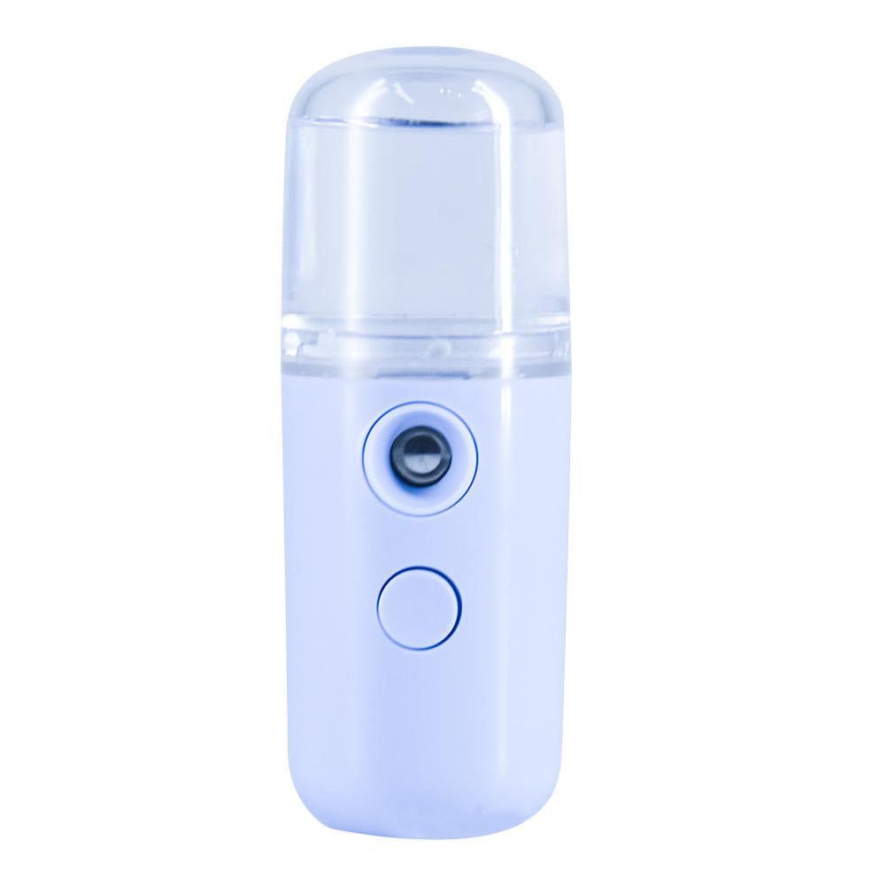 1Pc Facial Steamer Portable Humidifier, Plastic Handy Mist Sprayer Diffuser, USB Rechargeable Mist Sprayer for Face, Makeup, Skin Care