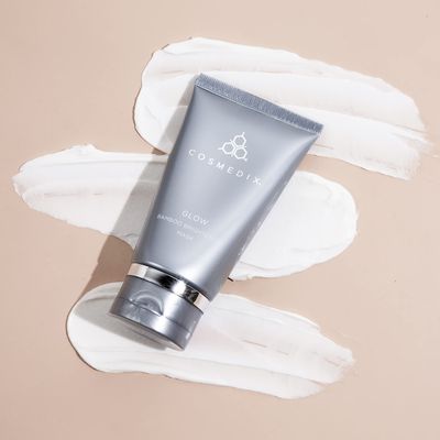 COSMEDIX Glow Bamboo Brightening Mask, Improves Discoloration, Bamboo Stem Extract &amp; Niacinamide, Cruelty Free