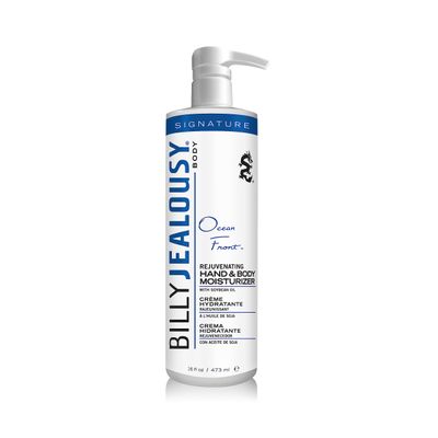 Billy Jealousy Ocean Front Hand &amp; Body Moisturizer for Soft Nourished Skin Ideal for All Skin Types, Non-greasy Body Lotion with Vitamin E &amp; Soybean Oil, 16 Fl Oz