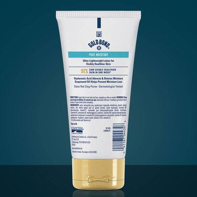 Gold Bond Pure Moisture Lotion, 5.5 oz., Ultra-Lightweight Daily Body &amp; Face Lotion