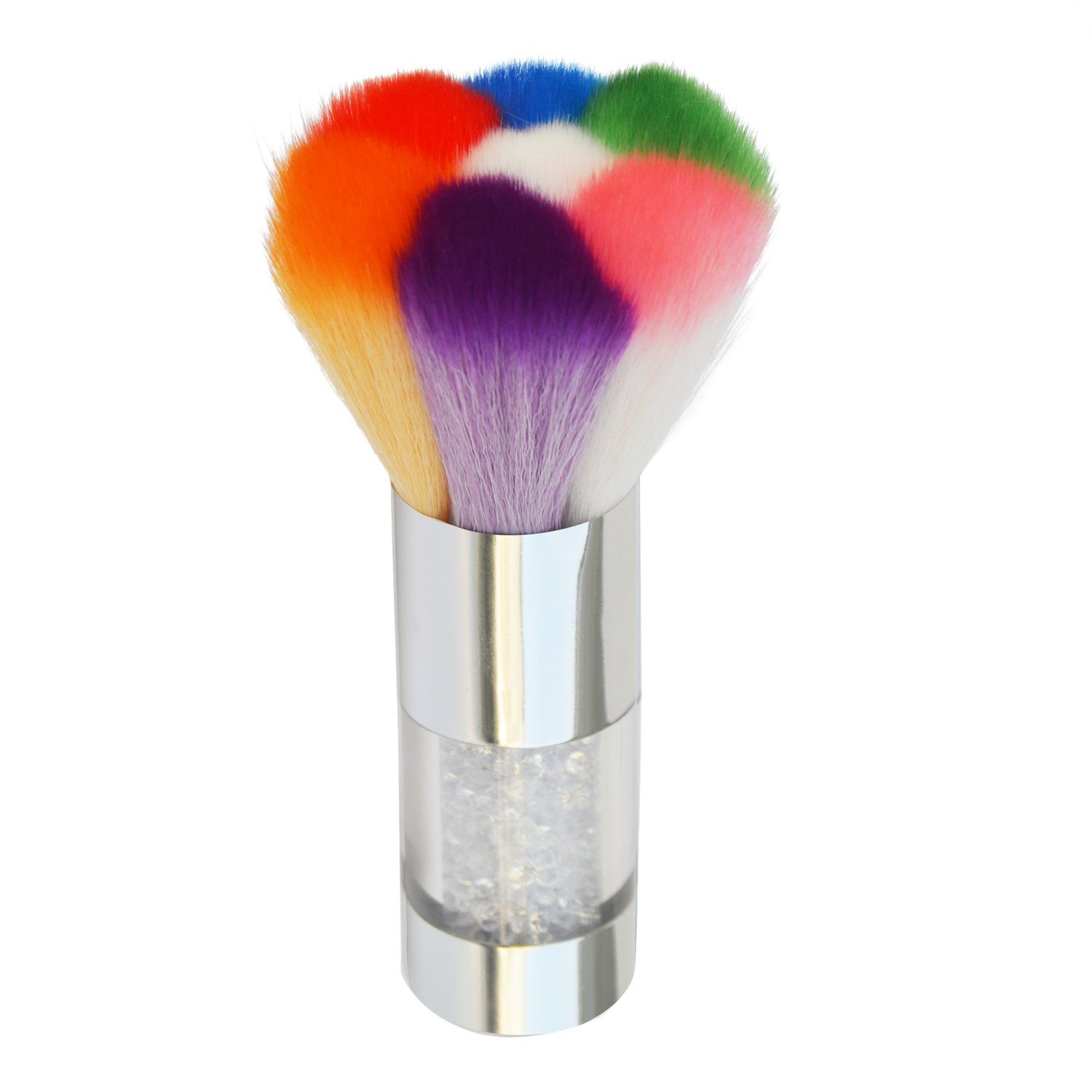 Convenient Colorful Nail Art Dust Brush Remover Cleaner For Acrylic &amp; UV Nail Gel Powder Rhinestones Makeup Foundation