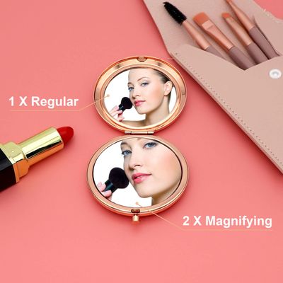 Engagement Gifts for Women Bride Wife Wedding Gift Idea Compact Mirror Cat Lover Gifts for Fiancee Girlfriend Bridal Shower Gifts Bachelorette Party Gifts for Bride to Be Friends Travel Makeup Mirror