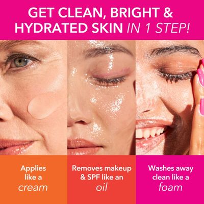 Dr Dennis Gross Vitamin C Lactic Creamy Cleansing Oil, Removes Makeup &amp; SPF, 6 Fl Oz