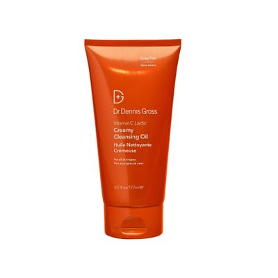 Dr Dennis Gross Vitamin C Lactic Creamy Cleansing Oil, Removes Makeup &amp; SPF, 6 Fl Oz