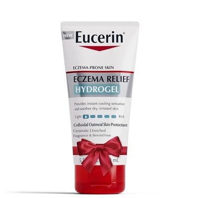 Eucerin Eczema Relief Hydrogel for Dry, Itchy, Eczema-Prone Skin, Fragrance Free and Steroid Free Body Moisturizer for Dry Skin, 5 Fl Oz Tube