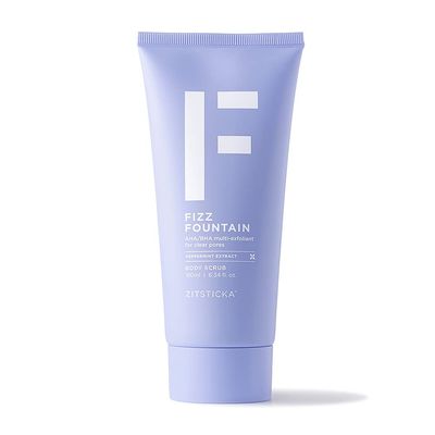 FIZZ FOUNTAIN by ZitSticka - AHA/BHA Body Scrub Exfoliant, Built for Acne-Prone Skin, Delivering Clearer Pores, Cleaner Skin and Future Clarity