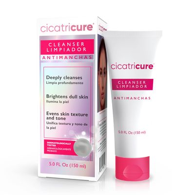 Cicatricure Antimanchas Face Wash, AHA &amp; PHA Facial Cleanser, Deeply Cleanses, Exfoliates &amp; Helps Brighten Dull Skin, Lactic &amp; Salicylic Acid Face Wash, Paraben &amp; Sulfate Free - 5 Fl. Oz.
