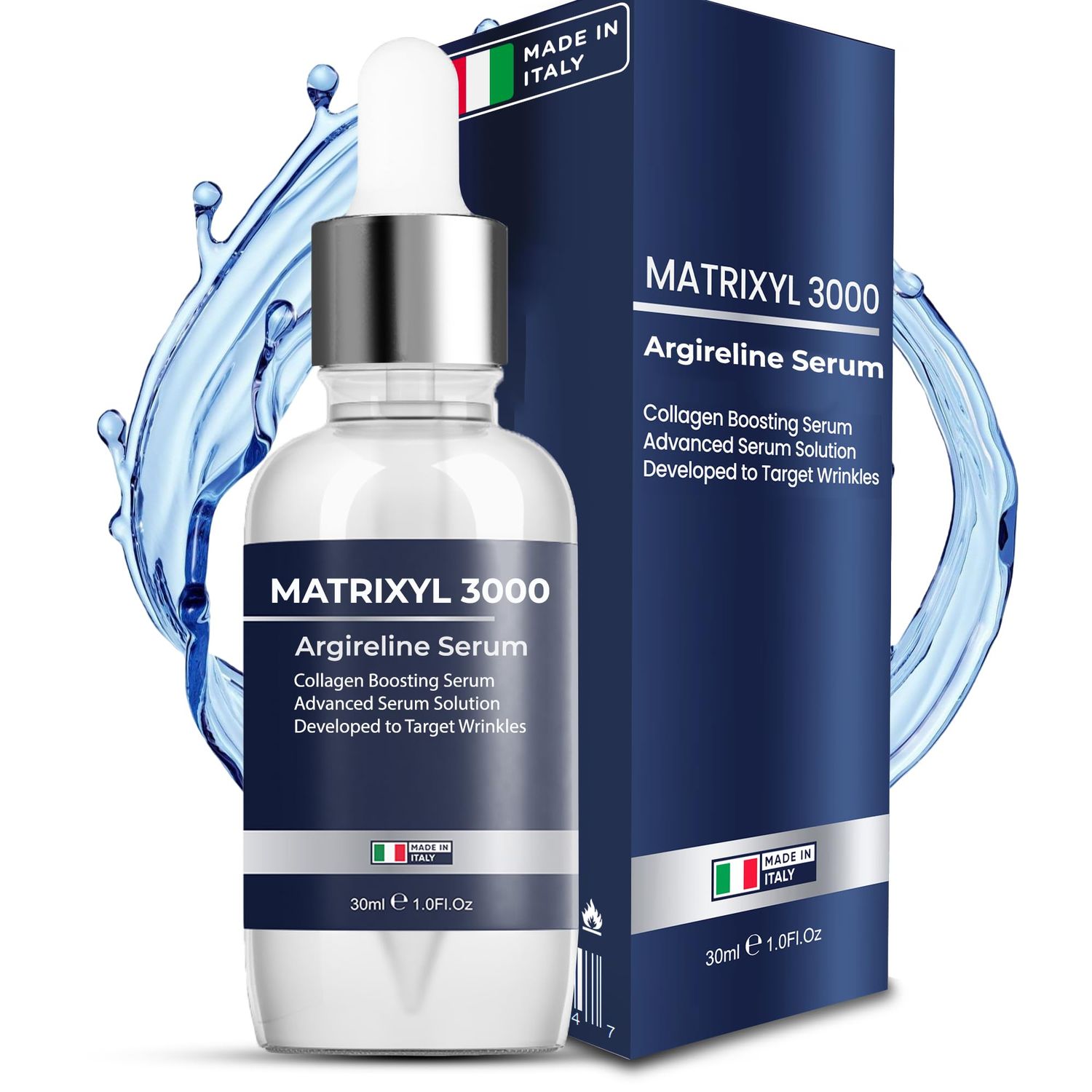Argireline Serum, Matrixyl 3000 Serum with Hyaluronic Acid, Total Package Serum for Anti-Wrinkle, Collagen Boosting, Anti-Aging &amp; face hydrating, Deep Wrinkle Repair &amp; Firming for Fine Lines