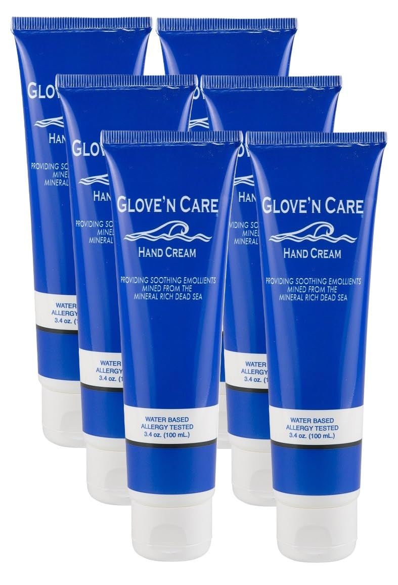 Glove&#39;n Care 1200-00 Hand Cream, Case, 6 Tubes, 6 Tubes, 3.4 oz